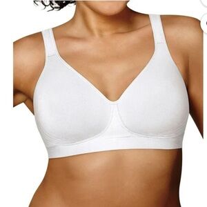 NWT Playtex 18 Hour Ultimate Lift and Support Wirefree Bra White Size 40DD